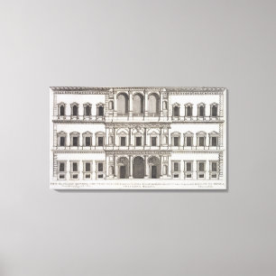 Toile Palazzo Farnese, de 'Palazzi di Roma', partie I, p