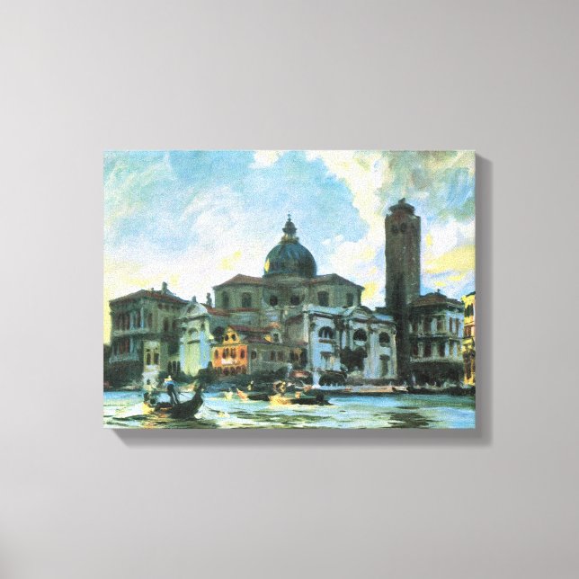 Toile Palazzo Labia, Venise par John Singer Sargent (Recto)