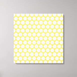 Toile Pale Yellow Asiatique Moods Ikat Dots