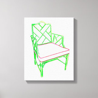 Toile Palm Beach Chaise