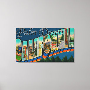 Toile Palm Desert, la Californie - grandes scènes de