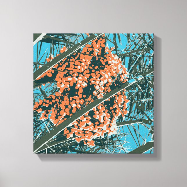 Toile Palm Springs 6 Colour Palm Berries 6A (Recto)