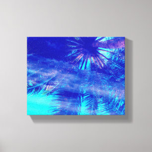 Toile Palm Tree Blues