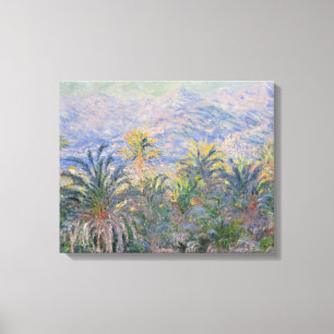 Toile Palmiers de Claude Monet chez Bordighera