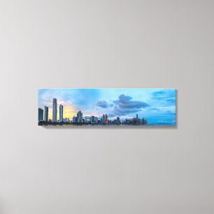 Toile Panama City By the Sea Skyline Canvas Imprimer