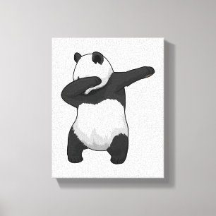 Toile Panda à la danse hip hop Dab