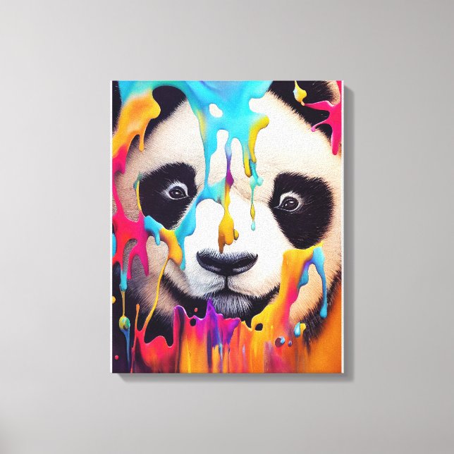 Toile Panda Bear Animal Discovery Aventure Nature (Recto)