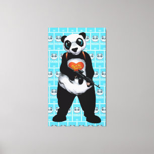 Toile Panda du peloton   de suicide