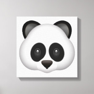 Toile Panda - Emoji