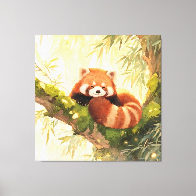 Toile Panda roux (Recto)