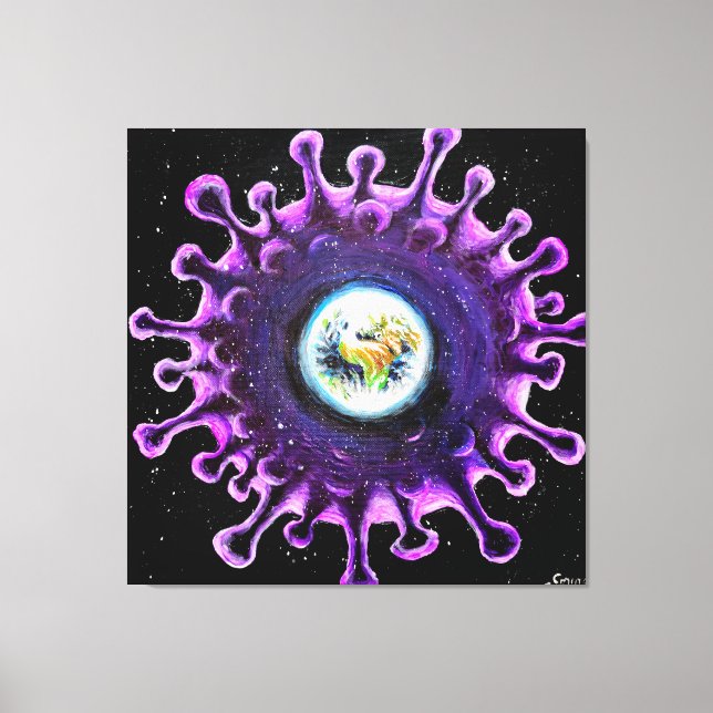 Toile pandémie de coronavirus (Recto)