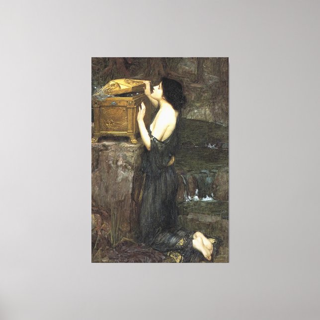 Toile PaNDoRA, par John William Waterhouse, 1896 (Recto)
