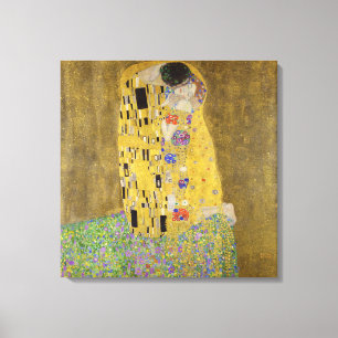 TOILE PANEL DE CANVAS : GUSTAV KLIMT : LES KISS