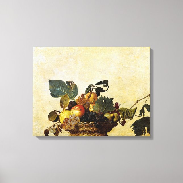 Toile Panier aux fruits, Caravaggio (Recto)
