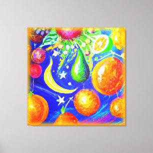 Toile Panier de fruits Starlit. Commandez dès maintenant