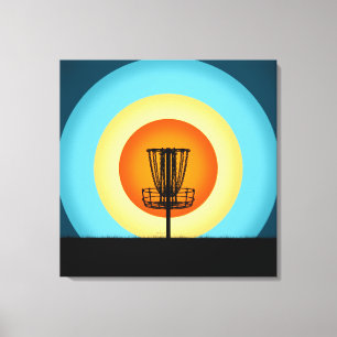 Toile Panier de golf à disques colorés