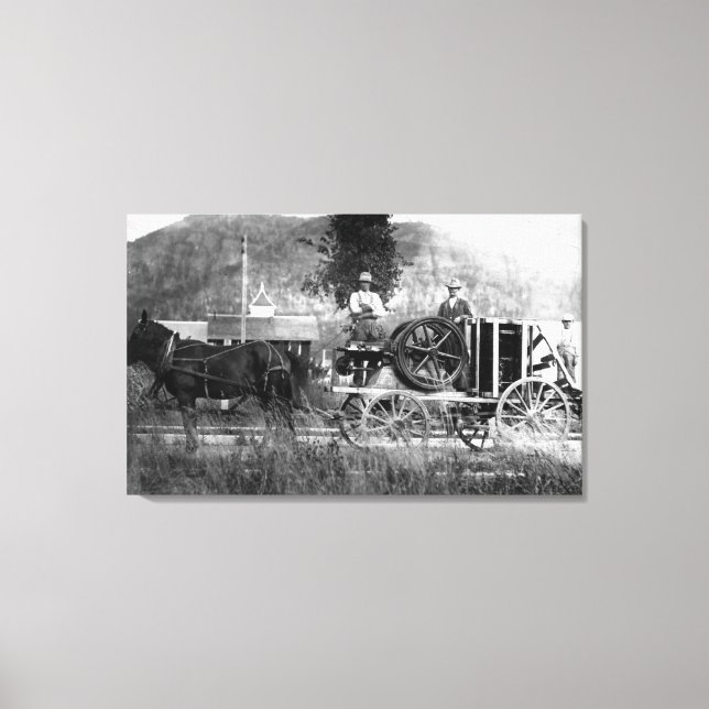 Toile Panier tiré à cheval (Recto)