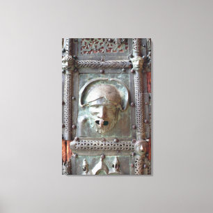 Toile Panneau de gargouille de la porte gauche du