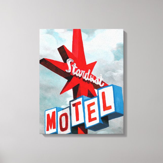Toile Panneau du Motel Stardust (Recto)