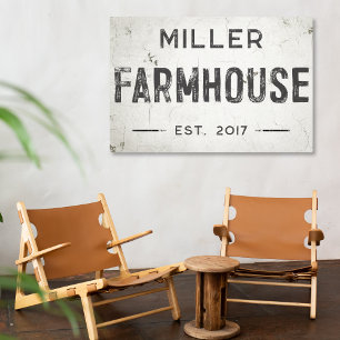 Toile Panneau rustique moderne industriel agricole