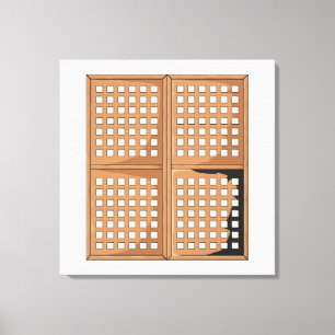 Toile Panneaux de fenêtre Coques Capiz personnalisés Inv