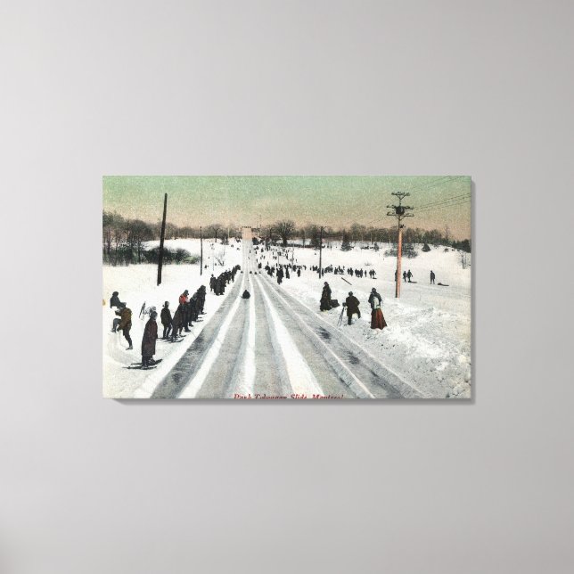 Toile Panorama de Park Toboggan Montréal, Canada (Recto)