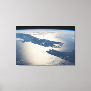 Toile Panorama depuis l'espace Highlights Cook Strait