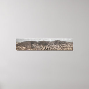 Toile Panorama historique de DEADWOOD Dakota du Sud 1902