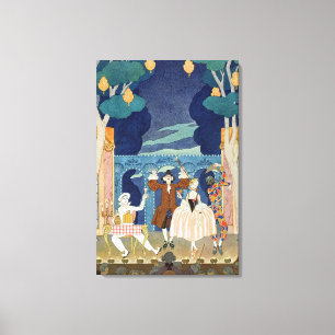 Toile Pantomime l'étape, illustration pour des 'fêtes
