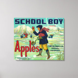 Toile Paonia, le Colorado - l'écolier Apple marquent
