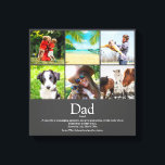 Toile Papa Daddy Father Papa Définition 6 Photo Gris<br><div class="desc">Personnalisez les 6 photos préférées et la définition personnalisée pour votre papa, daddy ou père spécial pour créer un cadeau unique pour la fête des pères, les anniversaires, Noël ou tout autre jour où vous voulez montrer combien il compte pour vous. Un moyen idéal de lui montrer à quel point...</div>