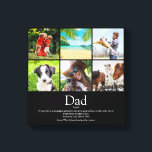 Toile Papa Papa Papa Papa Papa Définition 6 Photo Black<br><div class="desc">Ressources humaines dans les 6 favourites photos et personnel definition for your special dad, daddy or father to create a unique gift for Farther's day, birthdays, Christmas or any day you want to show much means to you. A perfect way to show him how amazing he is every day. Designed...</div>