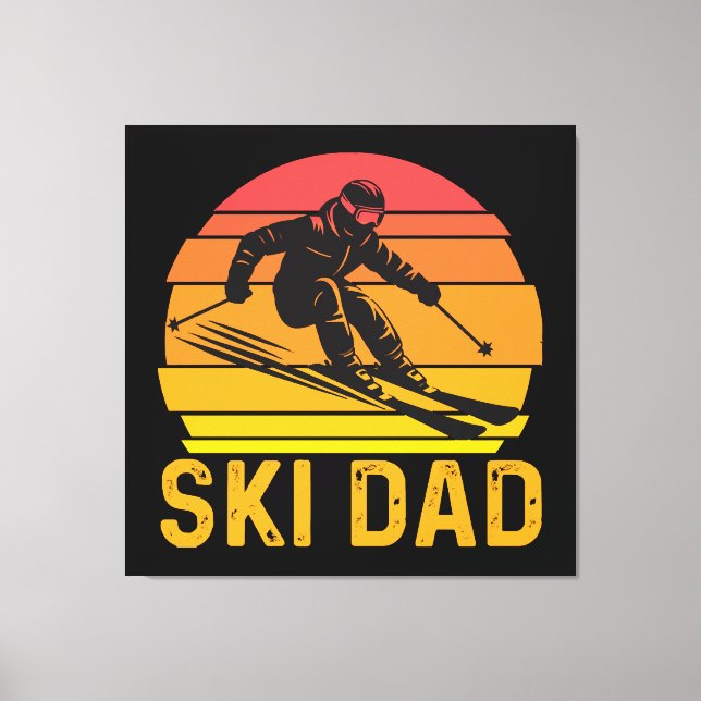 Toile papa ski (Recto)