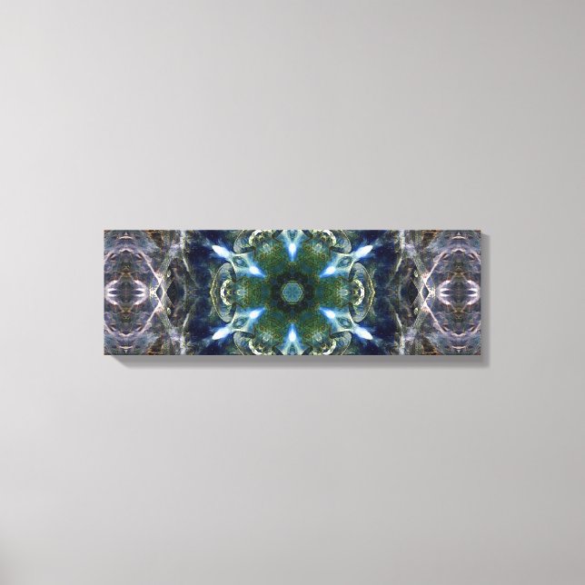 Toile Papier en Mandala Folk (Recto)