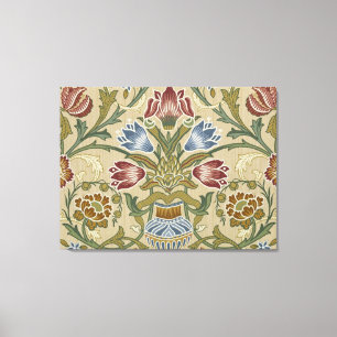 Toile Papier Peint Fleur Motif Brocart de William Morris