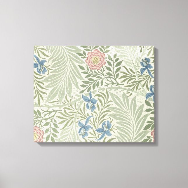 Toile Papier peint floral de Larkspur de William Morris (Recto)