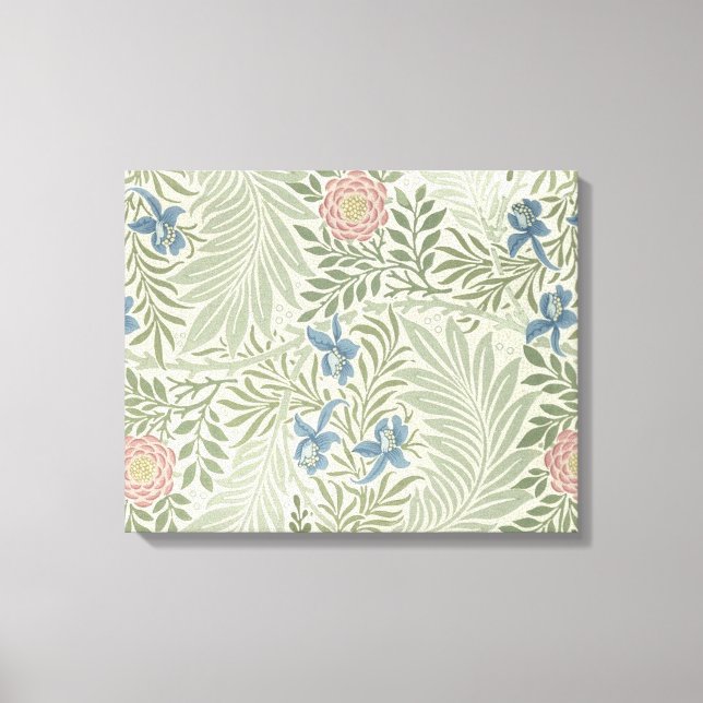 Toile Papier peint floral Larkspur de William Morris (Recto)