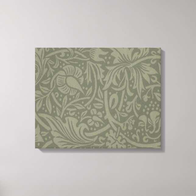 Toile Papier peint floral Narcisse William Morris (Recto)