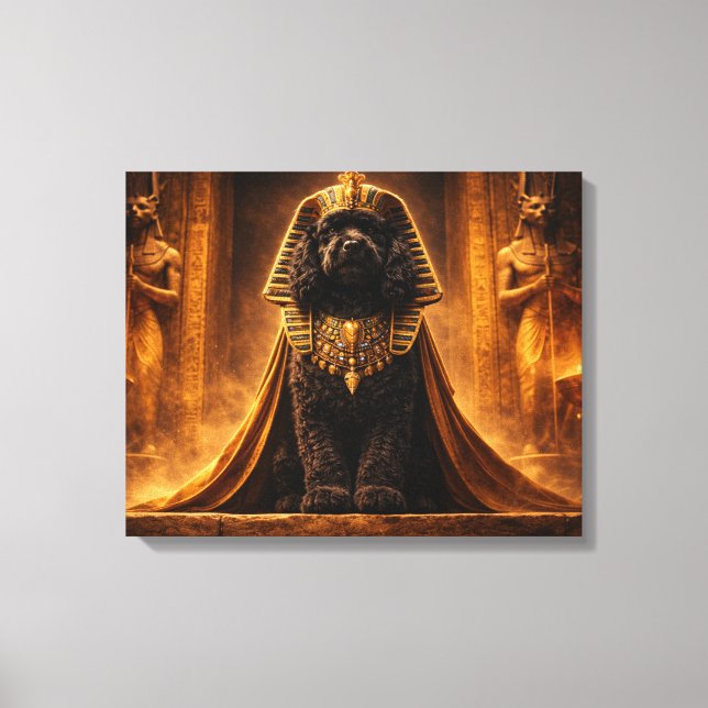 Toile Papier Peint Luxueux Cockapoo – Pharaon Égyptien A (Recto)