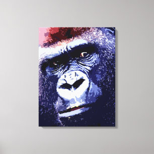 Toile Papier Peinture Papier Peint Gorilla