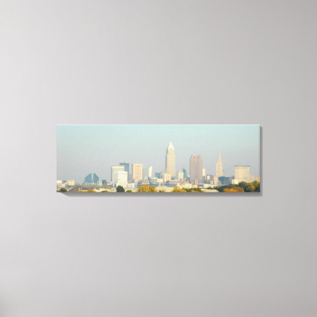 Toile Papier Peveland, Ohio Lakefront Skyline (Recto)