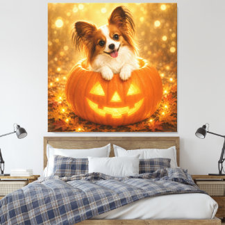 Toile Papillon Citrouille Halloween – Joli Jack O Lanter
