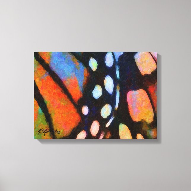 Toile Papillon monarque (Recto)