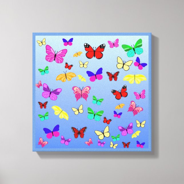 Toile Papillons (Recto)
