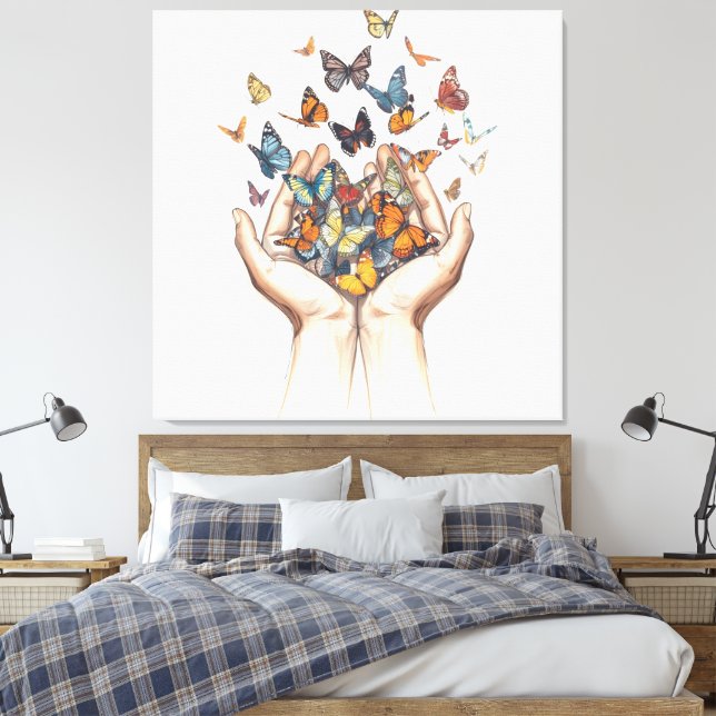 Toile Papillons (Insitu(Chambre))