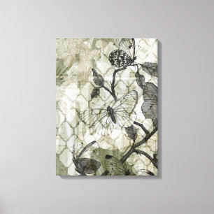 Toile Papillons d'arabesque II