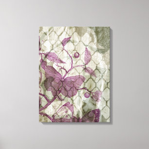 Toile Papillons d'arabesque III
