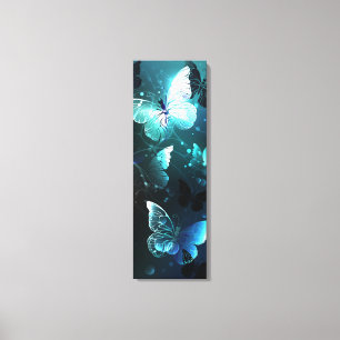Toile Papillons de nuit à la menthe