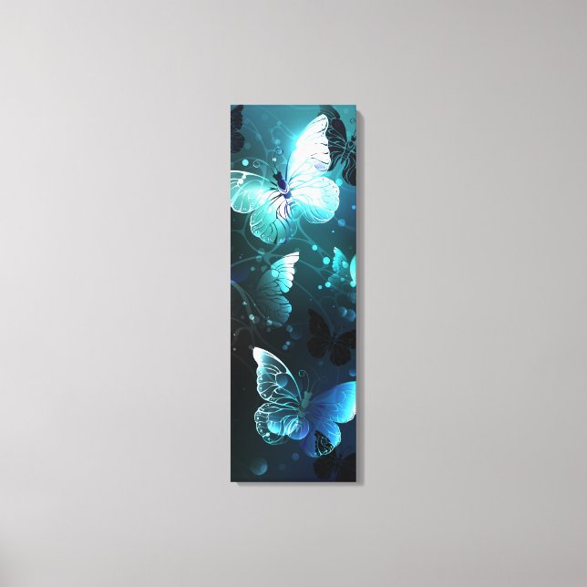 Toile Papillons de nuit à la menthe (Recto)