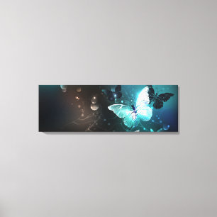 Toile Papillons de nuit à la menthe